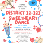 District 12-121 Sweetheart Dance