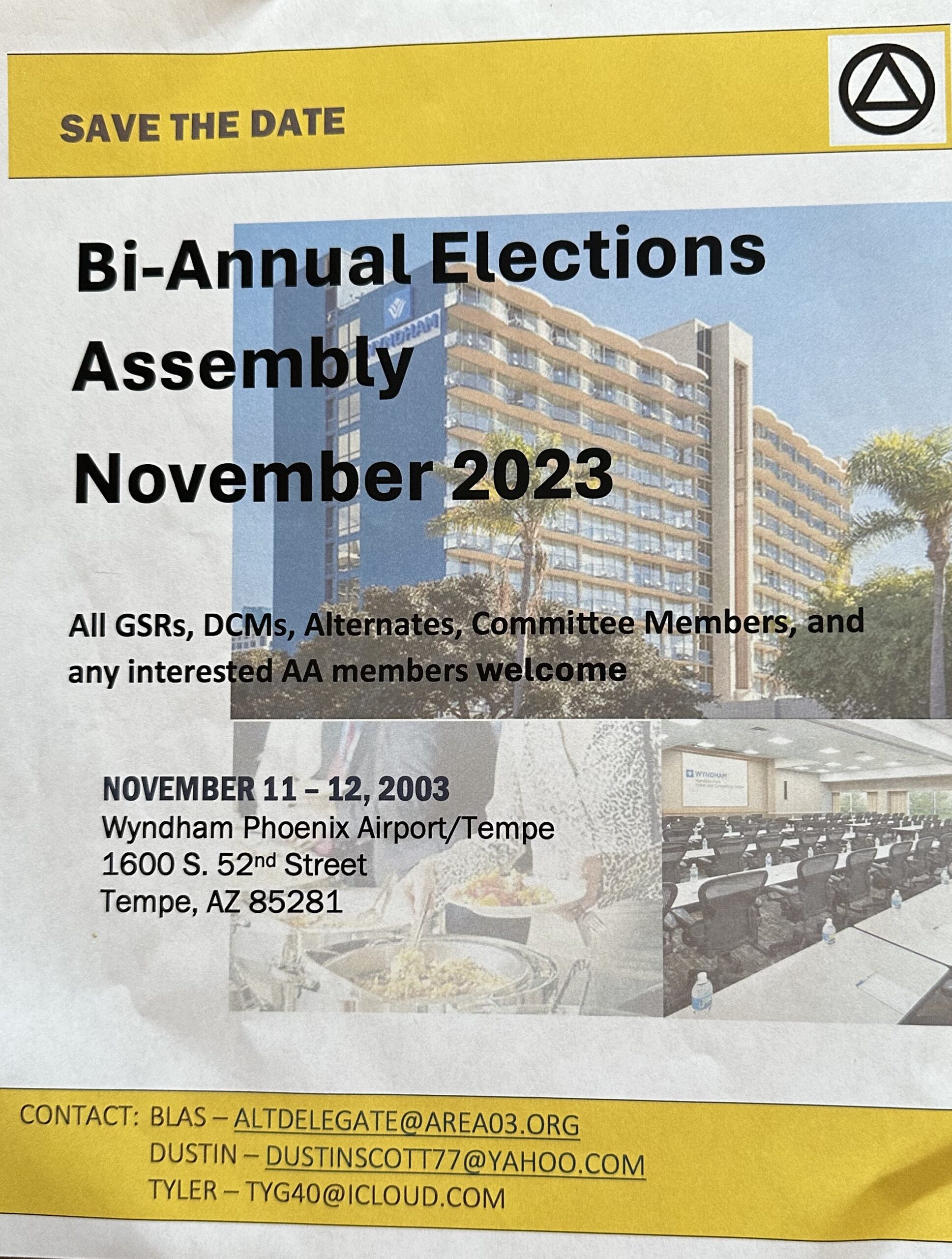 2023 Area 03 November Assembly