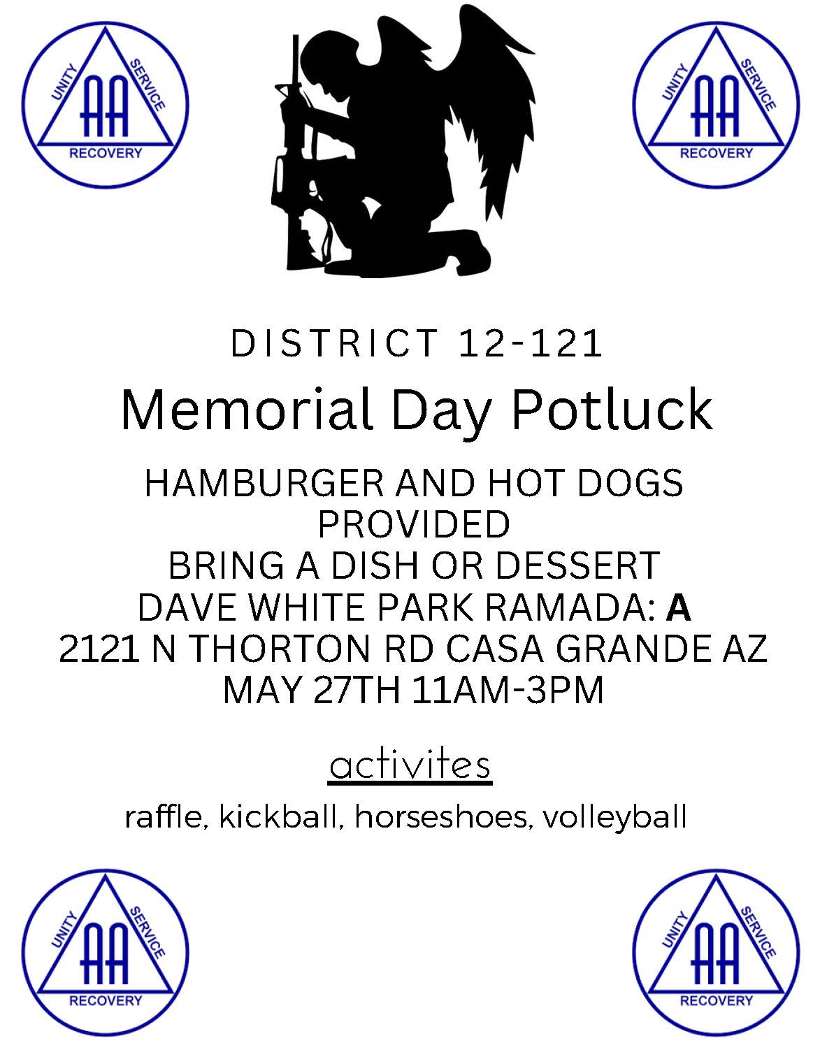 District 12-121 Memorial Day Picnic